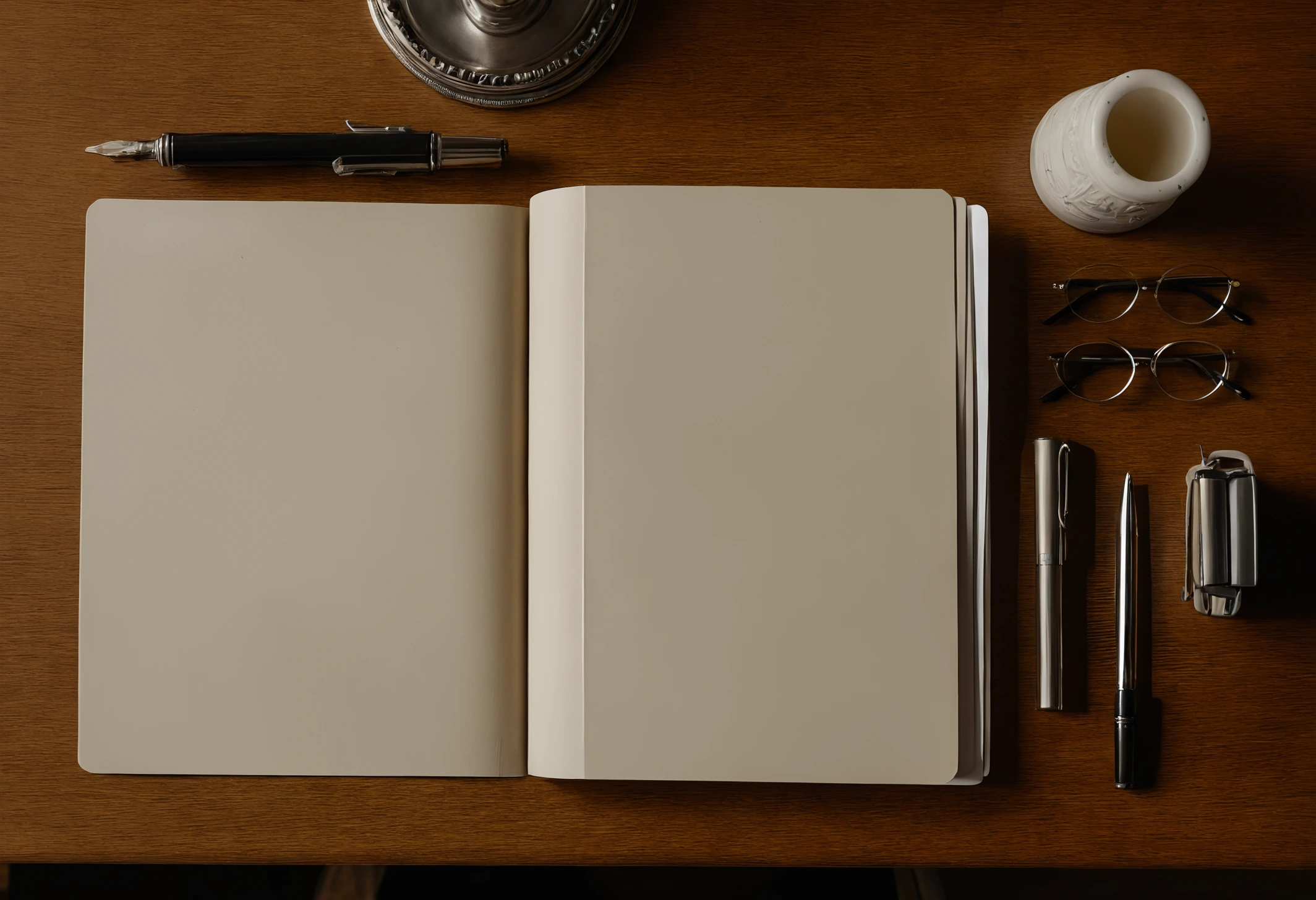 Folder of furniture purchase documentation with invoices, specification sheets and delivery photographs